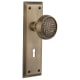 A thumbnail of the Nostalgic Warehouse NYKCRA_DP_KH Antique Brass