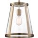 A thumbnail of the Nuvo Lighting 60/6697 Burnished Brass / Clear