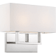 A thumbnail of the Nuvo Lighting 60/6717 Polished Nickel / White Fabric