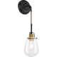 A thumbnail of the Nuvo Lighting 60/6851 Black / Vintage Brass Accents