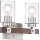 A thumbnail of the Nuvo Lighting 60/6962 Brushed Nickel / Nutmeg Wood