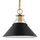 A thumbnail of the Nuvo Lighting 60/7523 Matte Black / Burnished Brass