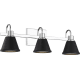 A thumbnail of the Nuvo Lighting 62/1473 Polished Nickel / Matte Black