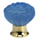 A thumbnail of the Omnia 4341/40 Polished Brass with Azure Glass
