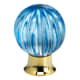 A thumbnail of the Omnia 4405/25 Polished Brass with Azure Glass