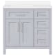 A thumbnail of the Ove Decors Tahoe III 36 M Dove Grey / Cultured Quartz Top