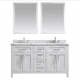 A thumbnail of the Ove Decors Tahoe 60 White / Carrera Marble Top