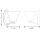 A thumbnail of the Progress Lighting P2004-09 Line Drawing