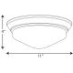 A thumbnail of the Progress Lighting P2302-LED Line Drawing