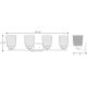 A thumbnail of the Progress Lighting P300007 Line Drawing