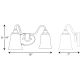 A thumbnail of the Progress Lighting P300025 Line Drawing