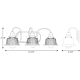 A thumbnail of the Progress Lighting P300044 Line Drawing