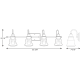 A thumbnail of the Progress Lighting P300140 Line Drawing