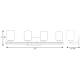 A thumbnail of the Progress Lighting P300147 Line Drawing