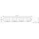 A thumbnail of the Progress Lighting P3078 Line Drawing