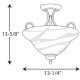 A thumbnail of the Progress Lighting P3460-ET Line Drawing