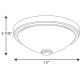 A thumbnail of the Progress Lighting P350007-LED Line Drawing
