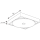 A thumbnail of the Progress Lighting P350026-LED Line Drawing