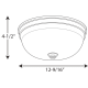A thumbnail of the Progress Lighting P350052-LED Line Drawing