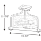 A thumbnail of the Progress Lighting P350059 Line Drawing