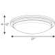 A thumbnail of the Progress Lighting P350071-30 Line Drawing