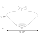 A thumbnail of the Progress Lighting P3864 Line Drawing