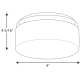 A thumbnail of the Progress Lighting P3910-LED Line Drawing