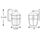 A thumbnail of the Progress Lighting P560065 Line Drawing