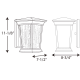 A thumbnail of the Progress Lighting P6068-LED Line Drawing