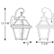 A thumbnail of the Progress Lighting P6615 Line Drawing