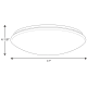 A thumbnail of the Progress Lighting P730007-30 Line Drawing