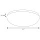 A thumbnail of the Progress Lighting P7385-LED Line Drawing