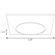 A thumbnail of the Progress Lighting P8027-LED Line Drawing