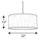 A thumbnail of the Progress Lighting P8830 Line Drawing