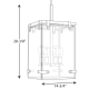 A thumbnail of the Progress Lighting P500095 Progress Glayse Line Drawing