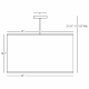 A thumbnail of the Robert Abbey Elena L Pendant Robert Abbey-Elena L Pendant-Line Drawing