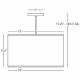 A thumbnail of the Robert Abbey Elena M Pendant Robert Abbey-Elena M Pendant-Line Drawing