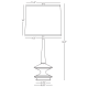 A thumbnail of the Robert Abbey Fletcher TL Robert Abbey-Fletcher TL-Line Drawing