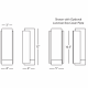 A thumbnail of the Robert Abbey Tyrone Wall Sconce Robert Abbey-Tyrone Wall Sconce-Line Drawing