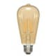 A thumbnail of the Satco Lighting S9579PACK Transparent Amber