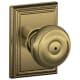 A thumbnail of the Schlage F40-GEO-ADD Antique Brass
