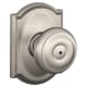 A thumbnail of the Schlage F40-GEO-CAM Satin Nickel