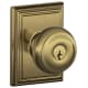 A thumbnail of the Schlage F51-GEO-ADD Antique Brass