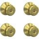 A thumbnail of the Schlage F51A-BWE-4PACK Satin Brass