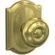 A thumbnail of the Schlage FC21-GEO-CAM Satin Brass