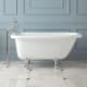A thumbnail of the Signature Hardware 905221-57 White / Chrome Feet