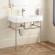 A thumbnail of the Signature Hardware 937107 White / Brushed Nickel