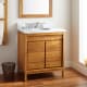 A thumbnail of the Signature Hardware 942056-8 Natural Wood / Carrara Marble