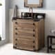 A thumbnail of the Signature Hardware 942173-8 Gray Wash Pine / Absolute Black Granite