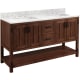 A thumbnail of the Signature Hardware 953310-60-RUMB-8 Rustic Brown / Carrara